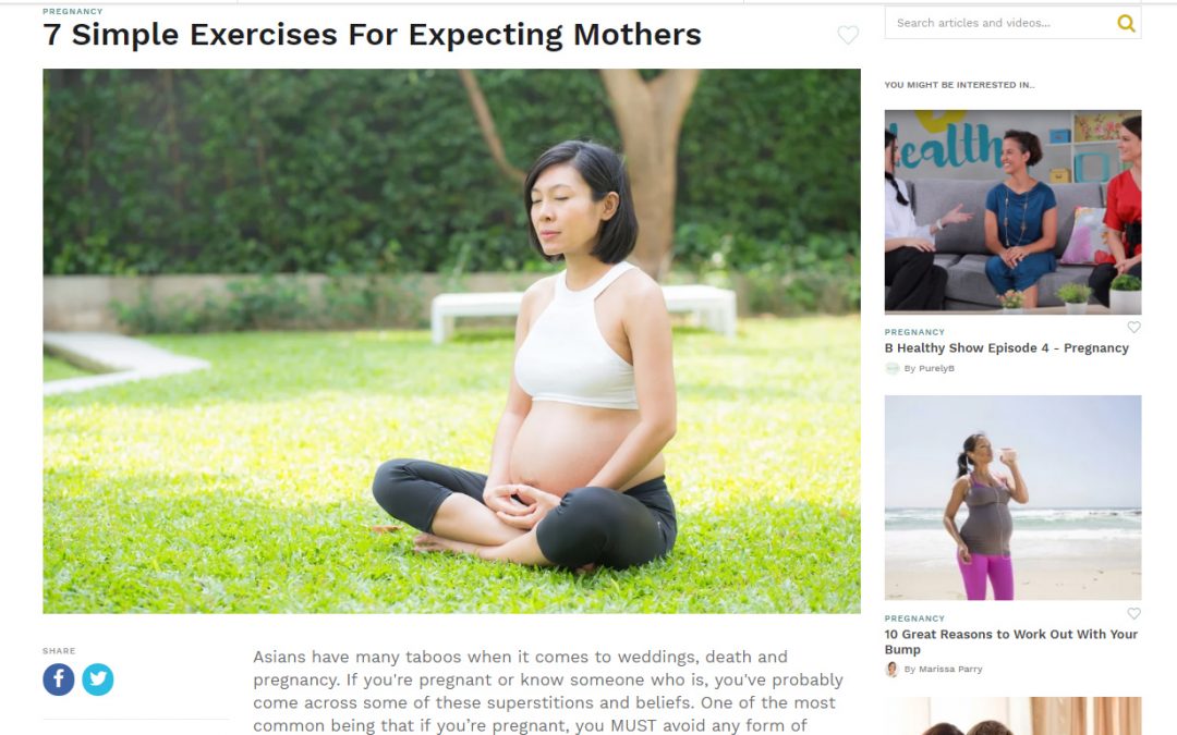 7 Simple Exercises For Expecting Mothers